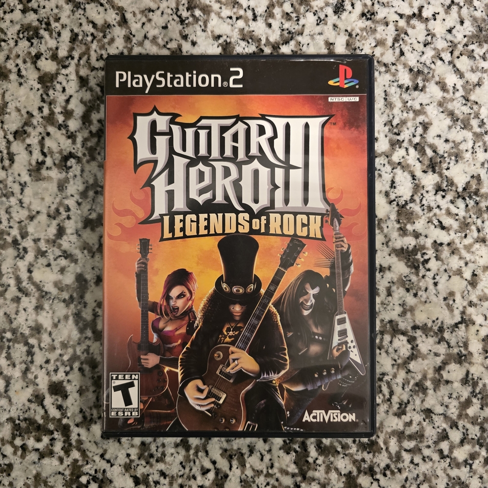 Guitar Hero III: Legends of Rock for PlayStation 2 - Black - Picture 1 of 4